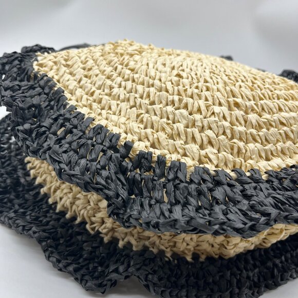 Urban Expressions Natural and Black Indy Tote Bag - Picture 6 of 11